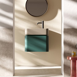 Mini living rettangolare con foro rubinetto | Wash basins | NIC Design