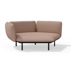 Senja sofa organic corner double module - right corner arm high | Sofas | Tribù