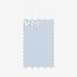 Facet hanging room divider 170 x 275cm in Pale Blue | Divisores de habitaciones fonoabsorbentes | Bloomming