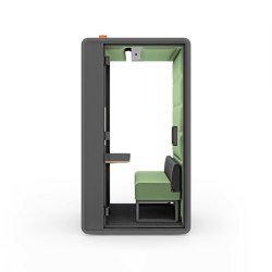 HushFree.S.Hybrid | Green | Office Pods | Hushoffice