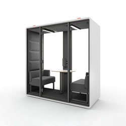 HushFree.XM | Dark grey | Office Pods | Hushoffice