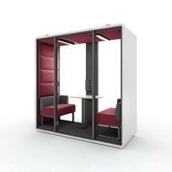 HushFree.XM | Red | Office Pods | Hushoffice