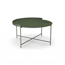 EDGE | Tray Table Ø76 Olive Green | Side tables | HOUE