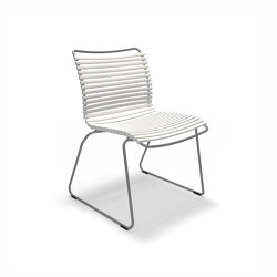 CLICK | Dining Chair without armrest Muted White | Sedie | HOUE