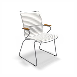 CLICK | Dining Chair tall back Muted White | Sillas | HOUE