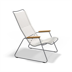 CLICK | Lounge Chair Muted White | Sessel | HOUE