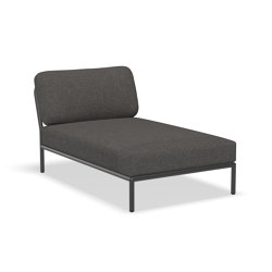 LEVEL | Chaiselong Dark Grey Basic | Chaise Longues | HOUE