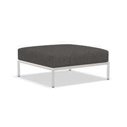 LEVEL 2 | Ottoman Dark Grey Basic | Modular seating elements | HOUE