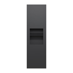 10 Litre Combination Unit Black | Pattumiera bagno | The Splash Lab