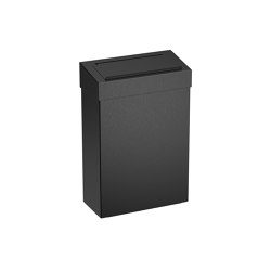 10L Wall Mounted Sanitary Bin PVD Black | Bath waste bins | The Splash Lab