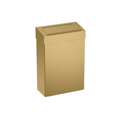 10L Wall Mounted Sanitary Bin PVD Brass | Bath waste bins | The Splash Lab