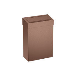 10L Wall Mounted Sanitary Bin PVD Bronze | Pattumiera bagno | The Splash Lab