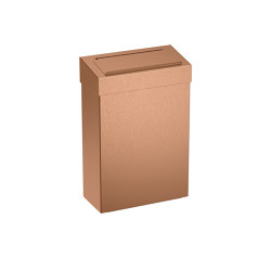 10L Wall Mounted Sanitary Bin PVD Copper | Bath waste bins | The Splash Lab