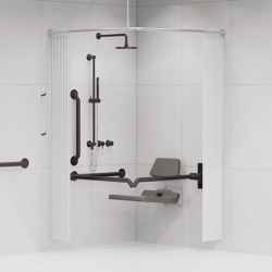 Doc M Pack / PVD Black Concealed Shower | Robinetterie de douche | The Splash Lab