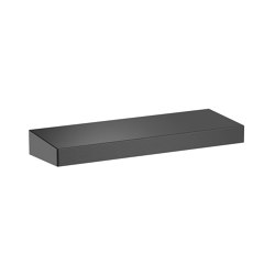 Radius | PVD Black Stainless Steel Shelf / Large | Étagères salle de bain | The Splash Lab