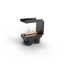 Cool Flame see-through Fireplace Pro 500 Room Divider | Fireplace inserts | Planika