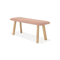 Creva Bench on 4 wooden legs | Benches | Kusch+Co