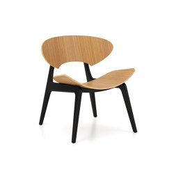 Kanu armchair on 4 wooden legs | Armchairs | Kusch+Co