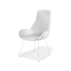 Lupino armchair metal sled base | Chairs | Kusch+Co