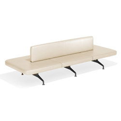 Terminal bench with central back | Seating islands | Kusch+Co
