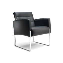 Vega Sessel auf Metallkufengestell | open base | Kusch+Co