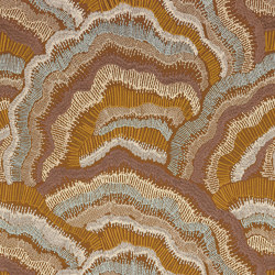 ANNELLA OCRE CELADON | Drapery fabrics | Casamance