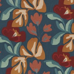 AYANA CELADON GRENAT | Drapery fabrics | Casamance