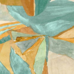 VALLEES SUSPENDUES BLEU PERSAN AMBRE | Drapery fabrics | Casamance