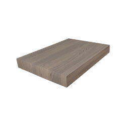 Corsair | Wall Mounted Countertop Shelf | Wood panels | BAGNODESIGN