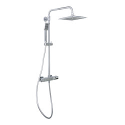 Zephyr | Shower Column with Thermostatic Shower Mixer | Shower controls | BAGNODESIGN