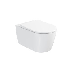 QuantumFlush wall-hung WC pan, 56 cm Hidden fixation, clean | WC | VitrA Bathrooms