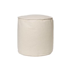 Aun Cotton Pouf - Ø40 - Off-white | Poufs | ferm LIVING