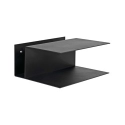 Lager Bedside Table - Black | Night stands | ferm LIVING