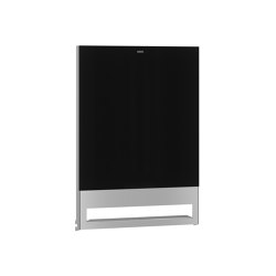 EXOS. front with black safety glass panel | Paper towel dispensers | KWC Professional