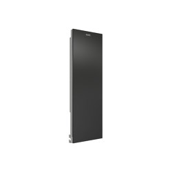 EXOS. front with black safety glass panel for soap dispenser for recessed mounting | Soap dispensers | KWC Professional