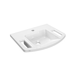 EXOS. hand washbasin, barrier-free | Wash basins | KWC Professional