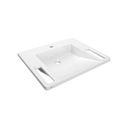 EXOS. single washbasin, barrier-free | Wash basins | KWC Professional