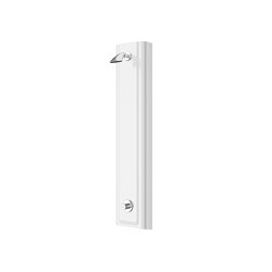 F3S shower panel made of MIRANIT with waterfall shower | Shower controls | KWC Professional