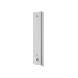 F5E-Therm - A3000 open stainless steel shower panel | Shower controls | KWC Professional