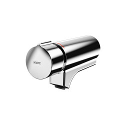 F5S-Mix self-closing single-mixer for fitting unit or wall flange | Wash basin taps | KWC Professional