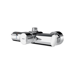 F5S-Therm self-closing thermostat wall-mounted mixer | Shower controls | KWC Professional