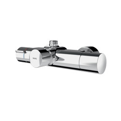 F5S-Therm self-closing thermostatic wall-mounted mixer with pre-fitted hygiene unit | Shower controls | KWC Professional