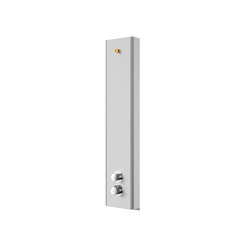 FS5-Therm stainless steel shower panel | Shower controls | KWC Professional