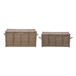 Trunk Laundry Basket Set Of 2 | Chests | cbdesign