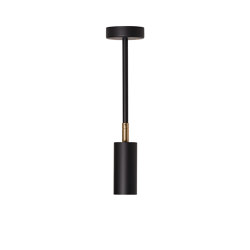 Joey Spot with Cup - Small - Black/Brass (Height 380mm) | Suspended lights | RUBN 