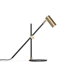 Lektor Desk - Black/Brass | Table lights | RUBN 