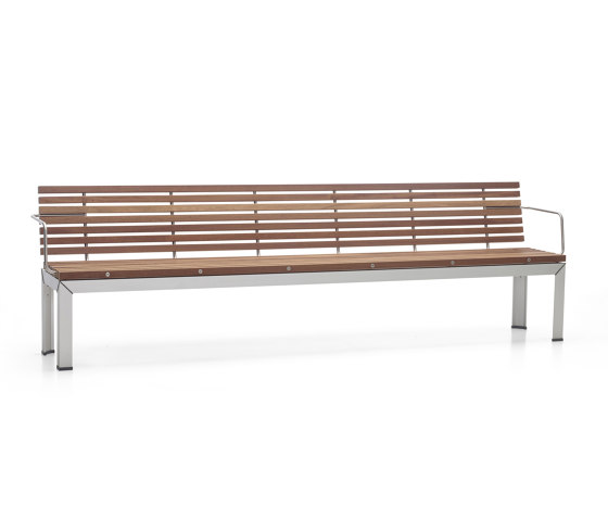 Extempore bench with back | Benches | extremis
