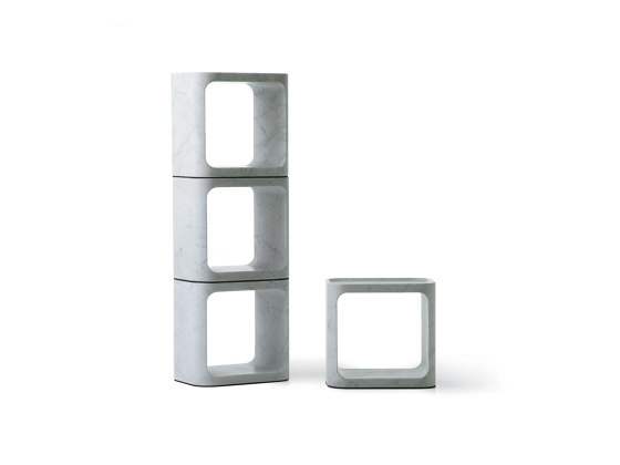 Plato | Sidetable marmo | Tavolini alti | Baleri Italia