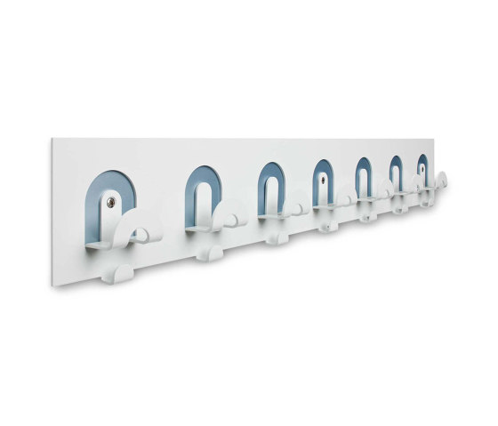 Flow Wandgarderobe.7 Haken | Hakenleisten | Cascando