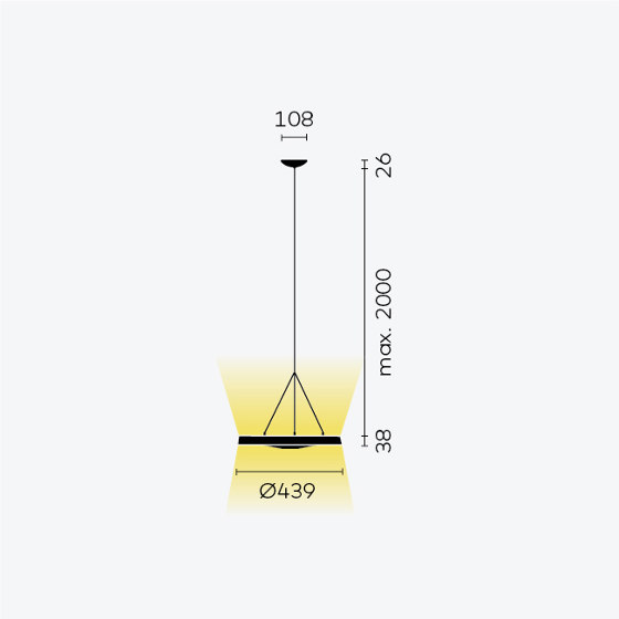 Disk 30 - chrome | Suspended lights | BELUX